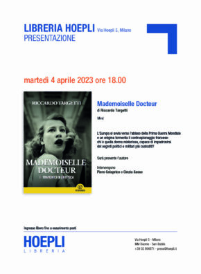 Locandina Hoepli_Mademoiselle Docteur_4.4.23-jpg