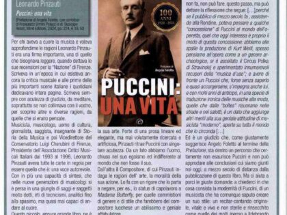 “Puccini: una vita” sul numero di marzo de “L’opera”