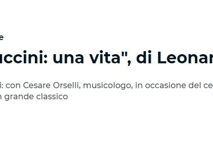 “Puccini: una vita” su Radio3 Suite – Magazine (29/03/2024)