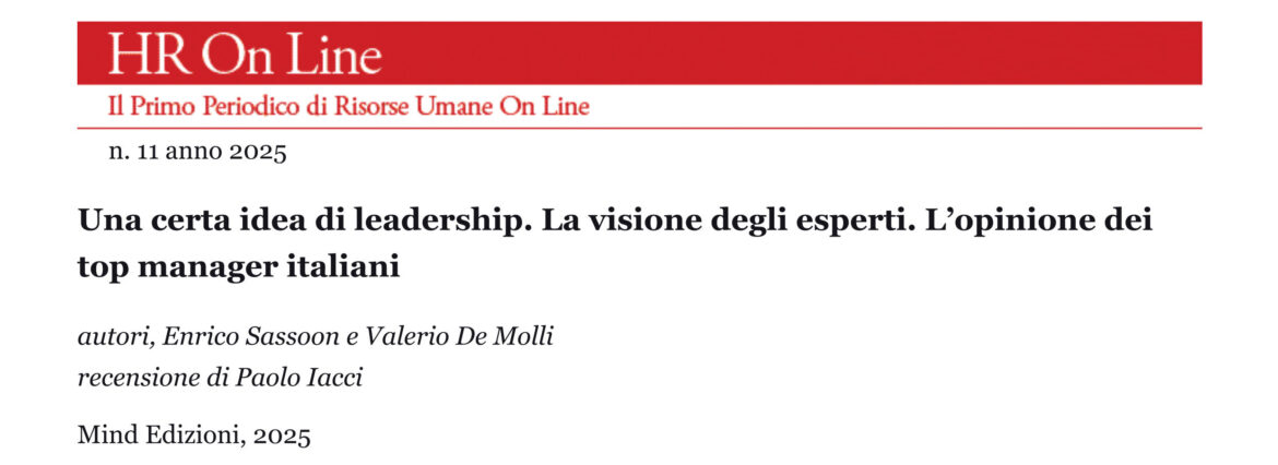 Una certa idea di leadership HR Online 13.06.2026 Header