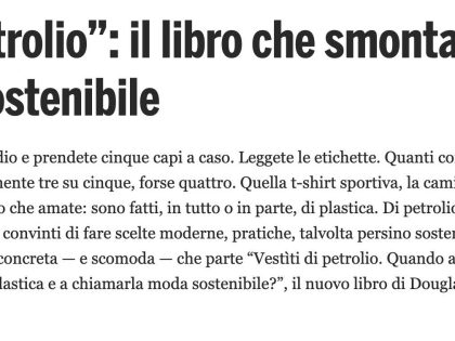 vestìti di petrolio su fashion network italia (5 giugno 2026)